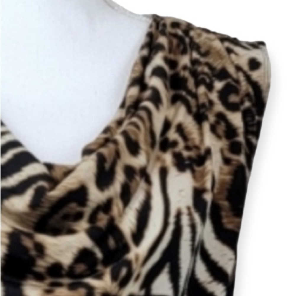 MSK Animal Print Mini Dress - Picture 4 of 9